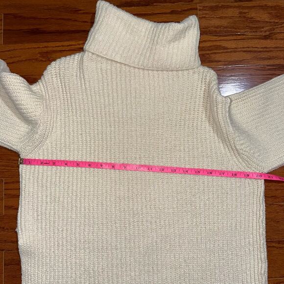 Free People Eleven Turtleneck Cream Sweater Size XS - Picture 10 of 12